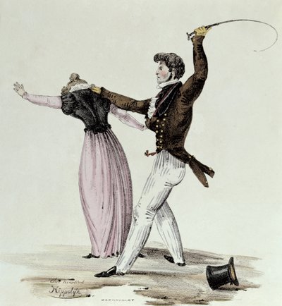 A arte de se fazer amada pela esposa, c.1825 de Hippolyte