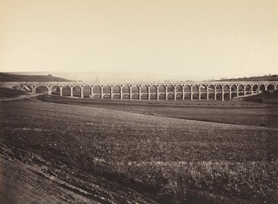Arcades de pont sur Vanne (Arcades, Bridge over the Vanne) de Hippolyte Auguste Collard