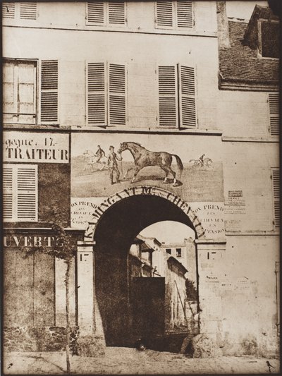 Arco e imagem de um cavalo de Hippolyte Bayard