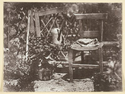 Cadeira num jardim de Hippolyte Bayard