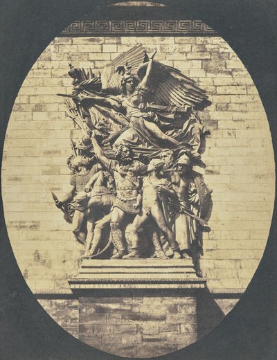 [Pormenor de "Le Départ de 1792 (ou La Marseillaise)" de François Rude, Arco do Triunfo]. de Hippolyte Bayard