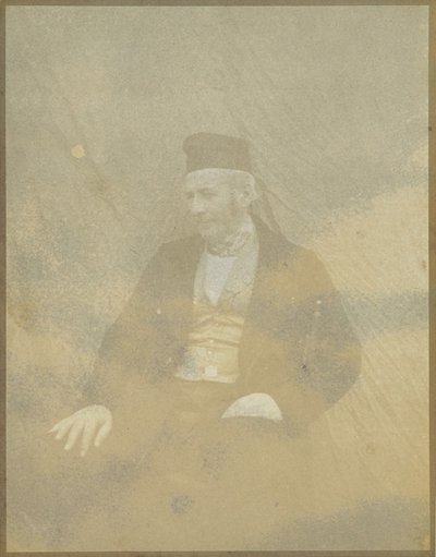 [Retrato de um homem sentado com um boné]. de Hippolyte Bayard