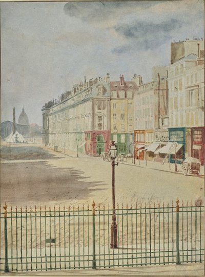 [Rua Royale em frente à Praça da Concórdia]. de Hippolyte Bayard