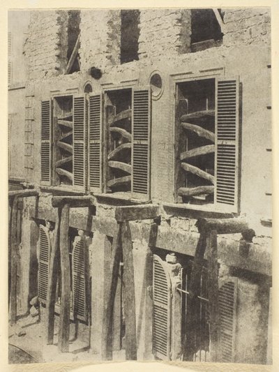 Casa Antiga em Restauro de Hippolyte Bayard