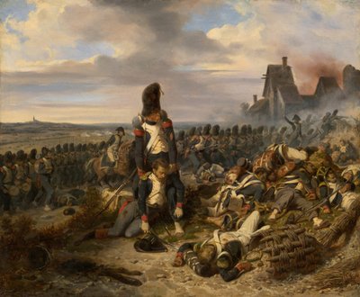 Cena de batalha, c. 1825. de Hippolyte Bellange