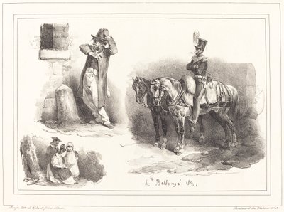 Três Vinhetas de Hippolyte Bellange