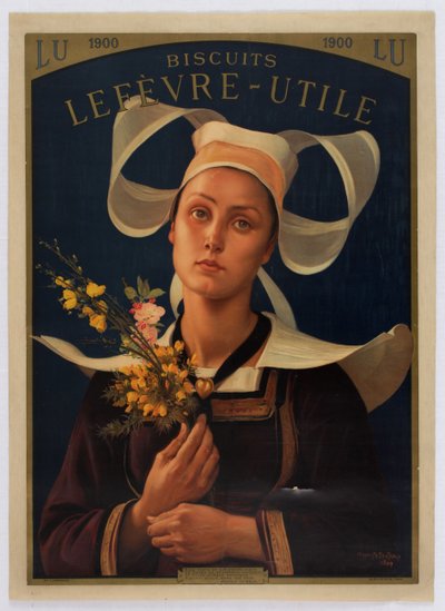 Bolachas Lefevre-Utile, 1900. de Hippolyte Berteaux
