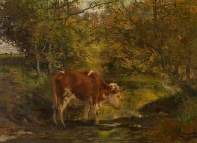 Vaca junto à vala de Hippolyte Boulenger