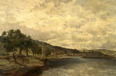 O rio Maas em Anseremme de Hippolyte Boulenger