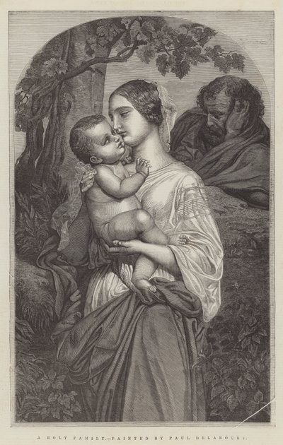 Uma Sagrada Família de Hippolyte Delaroche