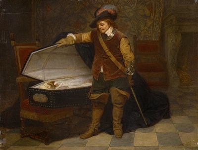 Cromwell e Charles I, depois de 1831 de Hippolyte Delaroche