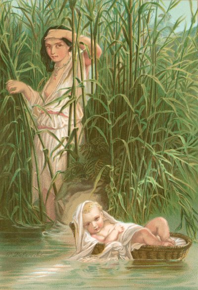 Miriam e Moisés de Hippolyte Delaroche