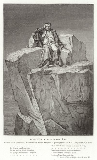 Napoleão em Santa Helena de Hippolyte Delaroche