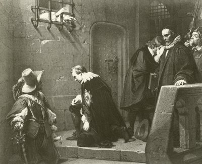 A morte de Strafford (gravura) de Hippolyte Delaroche