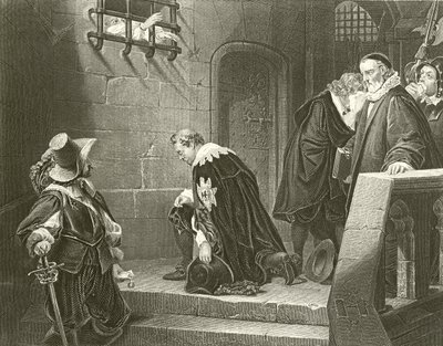O Conde de Strafford indo para execução de Hippolyte Delaroche