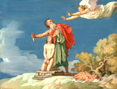 O Sacrifício de Isaac de Hippolyte Flandrin