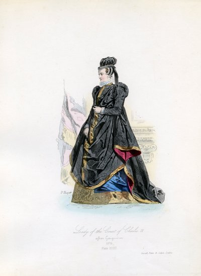 Senhora da Corte de Carlos IX de Hippolyte Louis and Polydore Pauquet