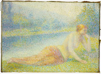 Nude reclinado de Hippolyte Petitjean