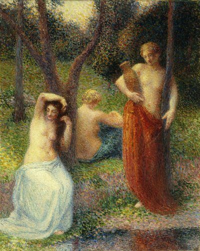 As três graças; Graças de Les Trois, 1917 de Hippolyte Petitjean