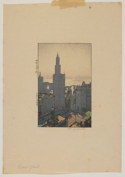 Nova Iorque, era Showa de Hiroshi Yoshida