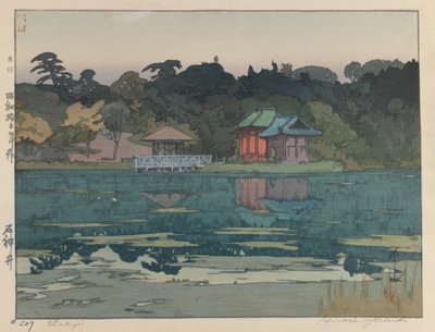 Sakujii (impressão em xilogravura sobre papel) de Hiroshi Yoshida