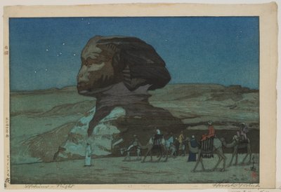 Esfinge - Noite, Era Taisho de Hiroshi Yoshida