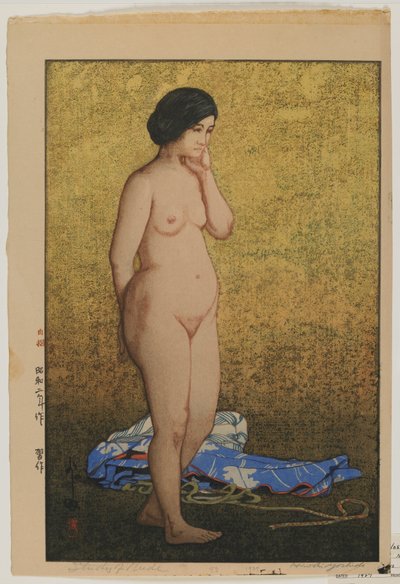 Estudo do nu, era Showa de Hiroshi Yoshida