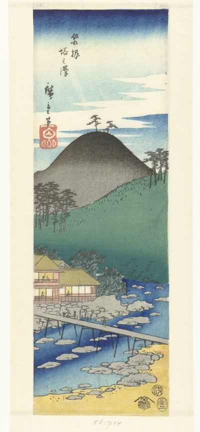 Tonosawa em Hakone
Hakone Tonosawa (título sobre o objecto) de Hiroshige (I) , Utagawa