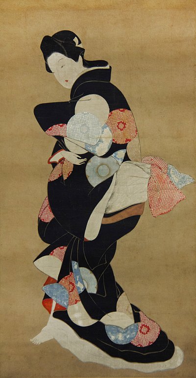 Dançarino de Hishikawa Moronobu