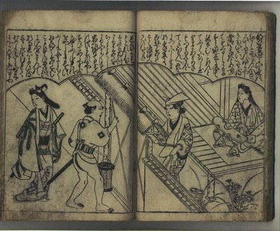 Prazer com as belezas do Japão (Wakoku bijin asobi) de Hishikawa Moronobu