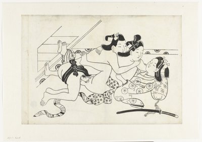 Show erótico de Hishikawa Moroshige (attributed to)
