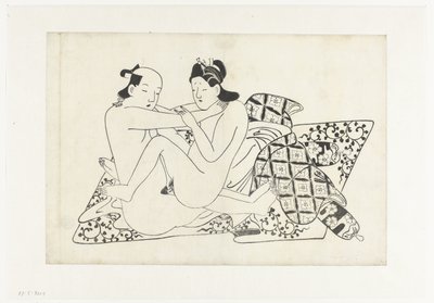 Desempenho erótico de Hishikawa Moroshige (attributed to)