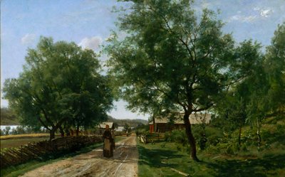 Uma estrada em Häme de Hjalmar Munsterhjelm