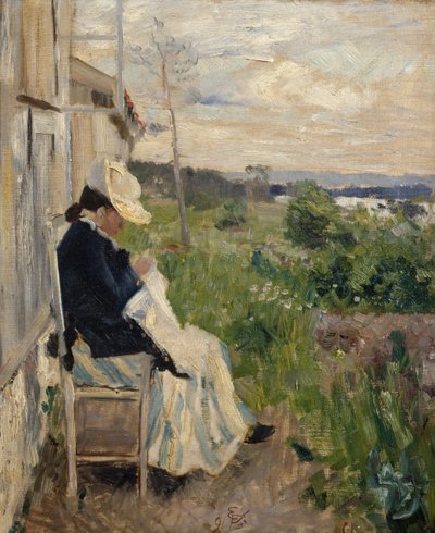 No sol de Hjalmer Eilif Emanuel Peterssen