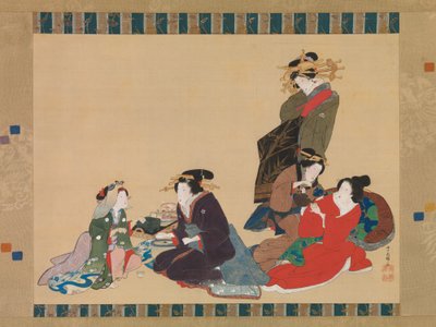 Cinco Belezas, 1840. de Hokuba