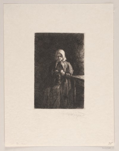 Velha esposa de Holger Valdemar Rasmussen Magaard