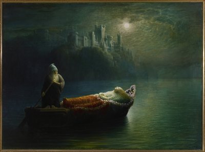 A morte de Elaine, 1877 de Homer Watson