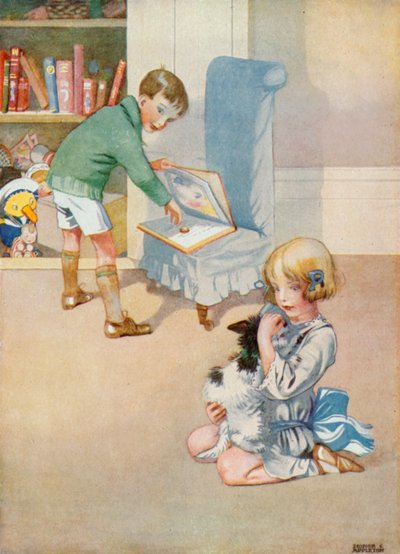 Ilustração para o aniversário de Josephine (lito colorido) de Honor Charlotte Appleton
