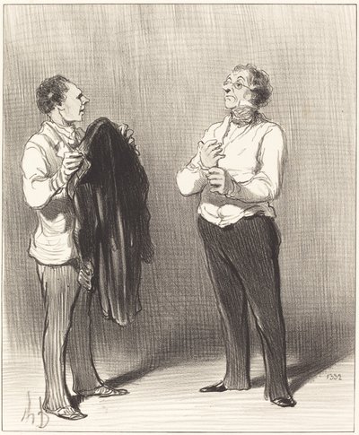 (O Servo) - Monsieur faria bem... de Honoré Daumier