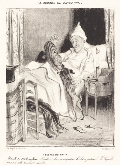 7 horas da manhã de Honoré Daumier