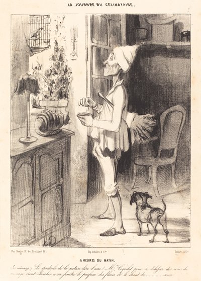 8 horas du matin de Honoré Daumier