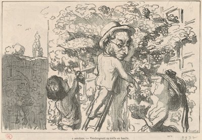 O velho homem de Honoré Daumier