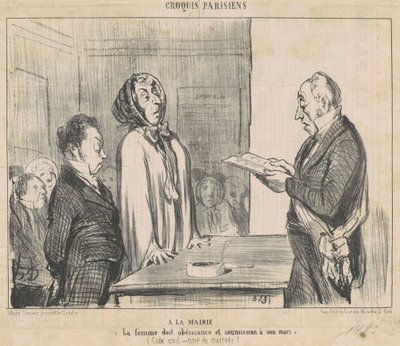 No prefeito... de Honoré Daumier