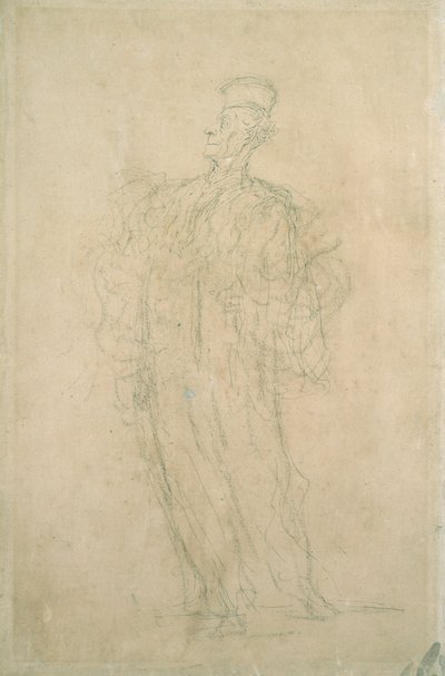 "Um advogado, a andar", 1818-1879 de Honoré Daumier