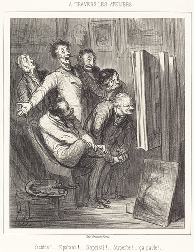 Através das oficinas de Honoré Daumier