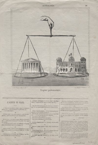Atualidades (nº 10): Regime Parlamentar de Honoré Daumier