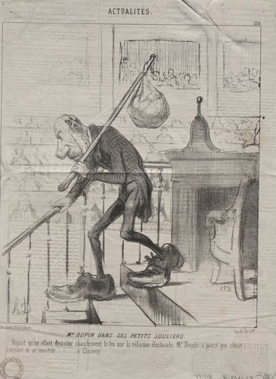 Atualidades (nº 128): Sr. Dupin em seus sapatinhos de Honoré Daumier
