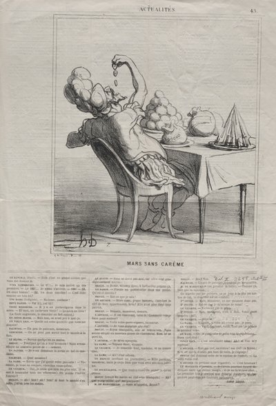 Actualidades (nº 43): Março sem Quaresma de Honoré Daumier
