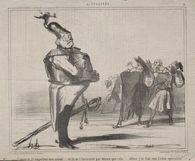 Atualidades nº 71: Por que eles estão tirando meu dinheiro ..., 1854. de Honoré Daumier
