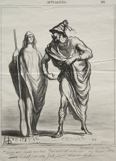 Realidades, placa 181: O que você acha de mim! Pegue meu braço de Honoré Daumier